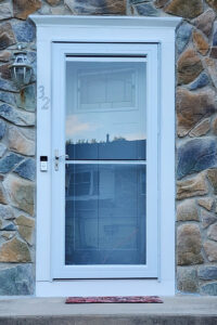 Guardian Craftsman - Shaker Panel Topaz Decorative Glass - Gray Sky - Hamilton NJ