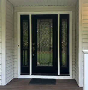 Guardian Door Unit - Sidelites Magestic Decorative Glass Patina Caming - Black - New Egypt NJ
