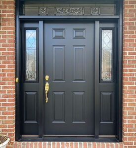 Guardian Door Unit - Sidelites Magestic Decorative Glass Patina Caming - Black - New Egypt NJ