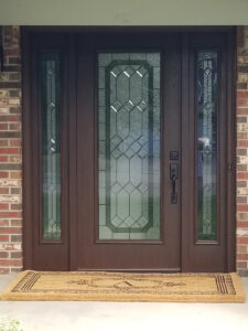 Guardian Entry Door - Sidelites Majestic Decorative Glass