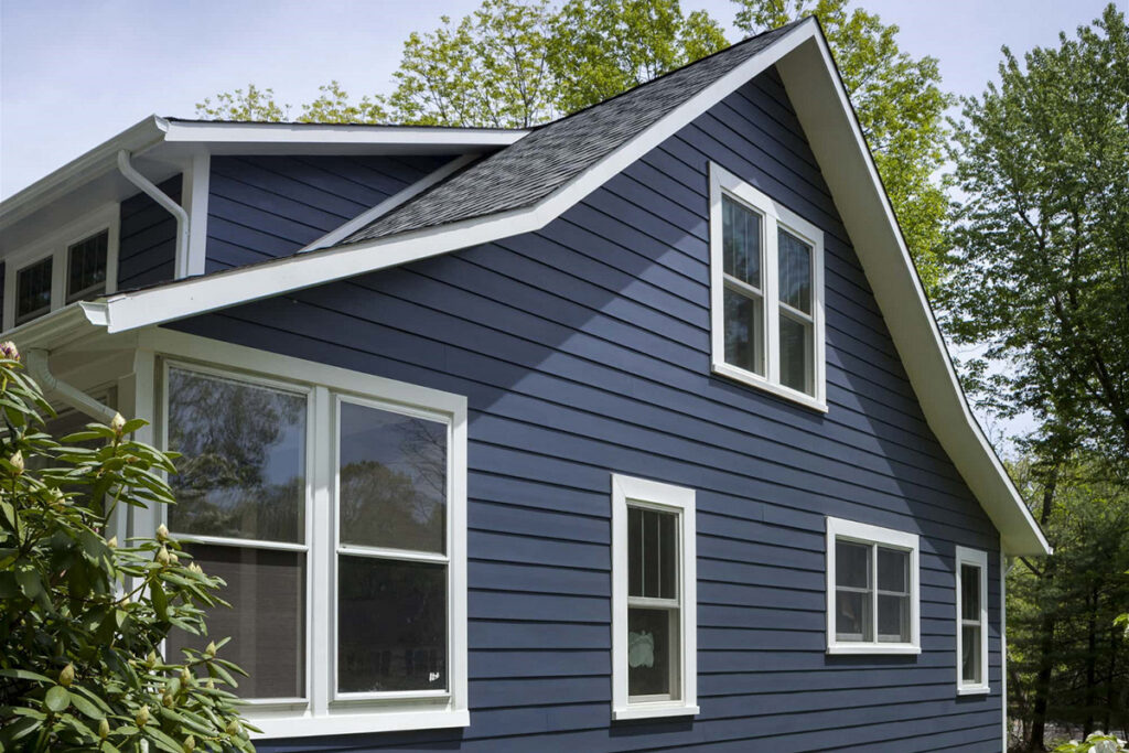 Cobalt Blue Exterior Siding