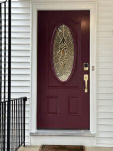 Guardian Steel Door Heirloom Decorative Glass Wineberry - Lawrence NJ